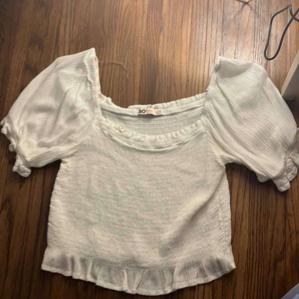 white top